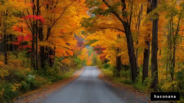 鮮やかな秋の風景