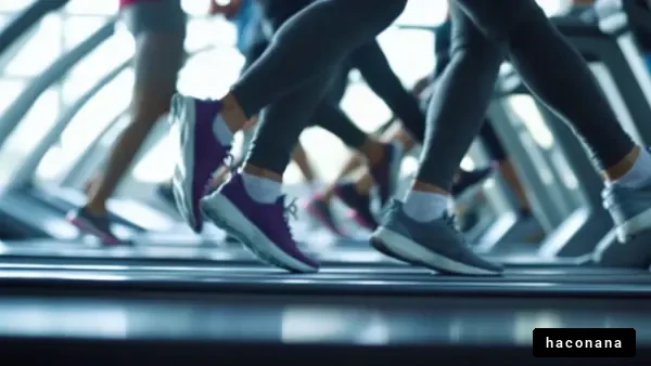 フィットネスジムでのトレーニング