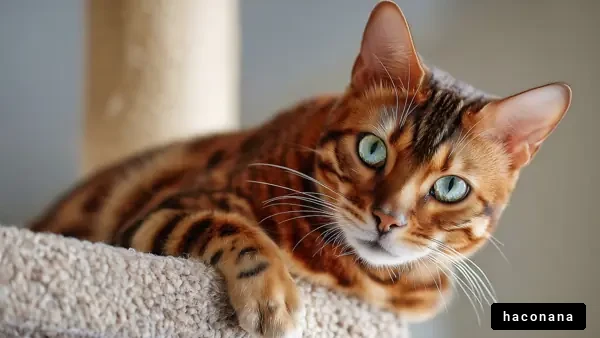 美しいベンガル猫のポートレート