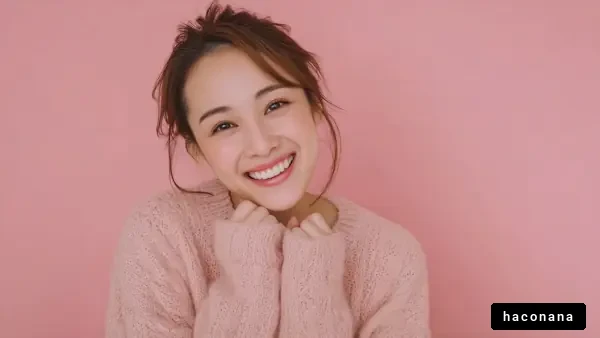 柔らかな笑顔の女性