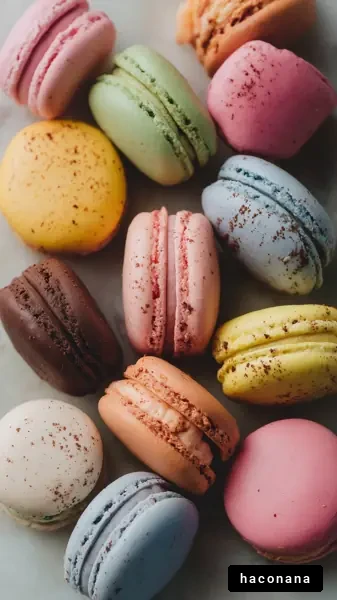 色とりどりのマカロン