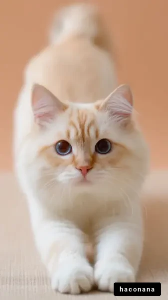 可愛い猫のポートレート