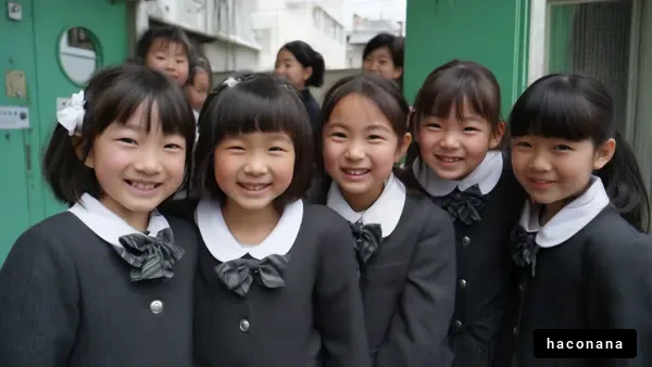 元気な笑顔の子供たち