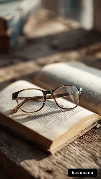 本と眼鏡の静かな時間