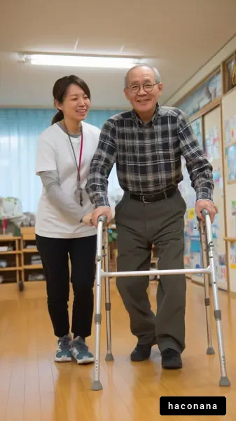 高齢者のリハビリ風景