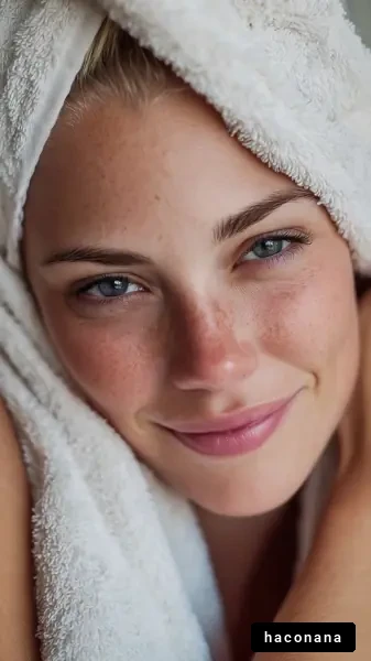 リラックスした女性の表情