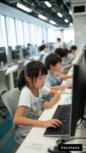 子供たちの学習風景