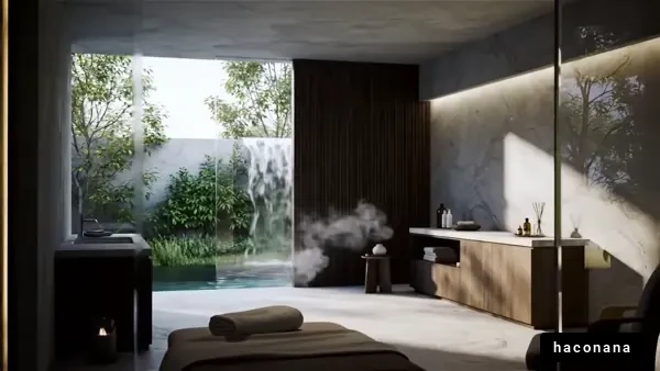 リラックスできるスパルーム