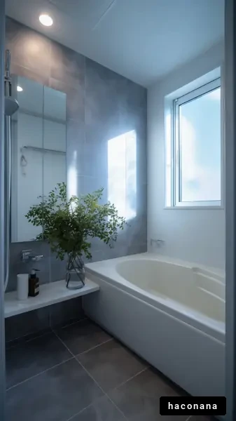 モダンなバスルームの風景