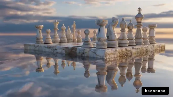 美しいチェスボードの風景