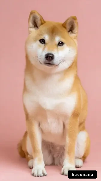 かわいい柴犬のポートレート