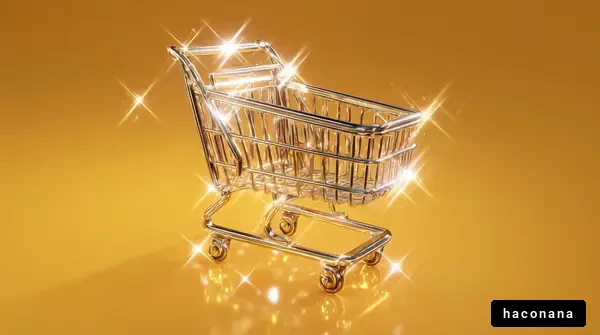 輝くショッピングカート