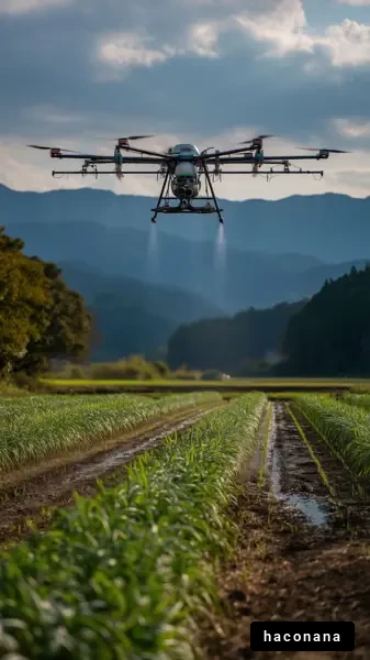 農業で使われるドローン