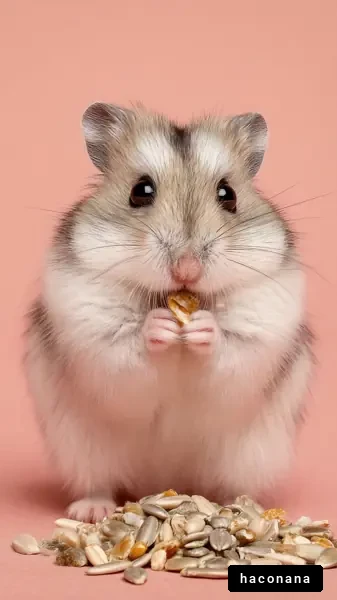 かわいいハムスターのポートレート