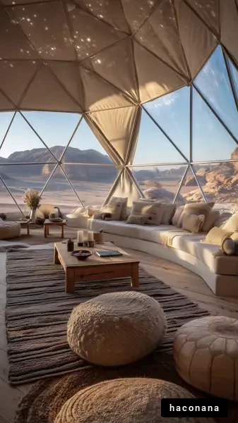 砂漠の中の夢の空間