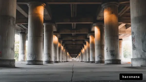 アーチ型の柱の構造