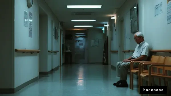 病院の静かな廊下