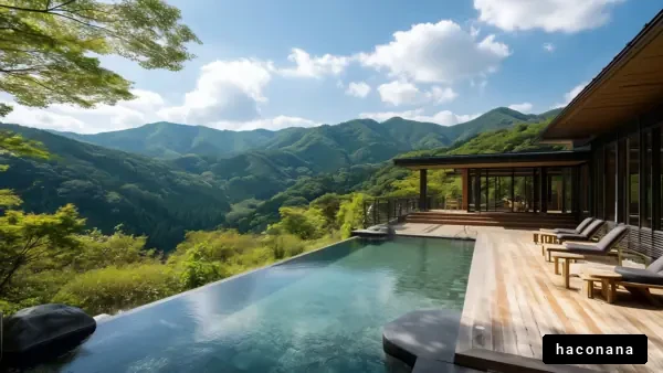 山々に囲まれたリゾート