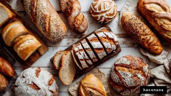さまざまなパンのバリエーション