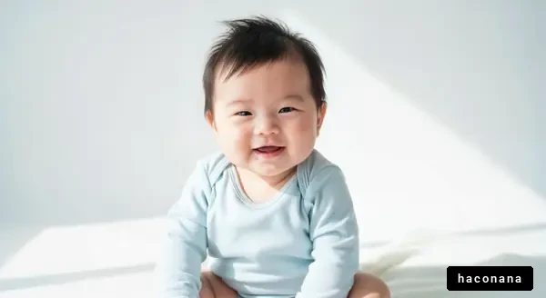 笑顔の赤ちゃん