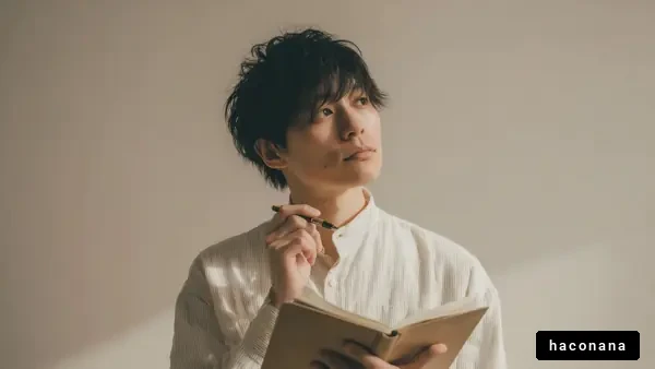 考え込む男性の姿