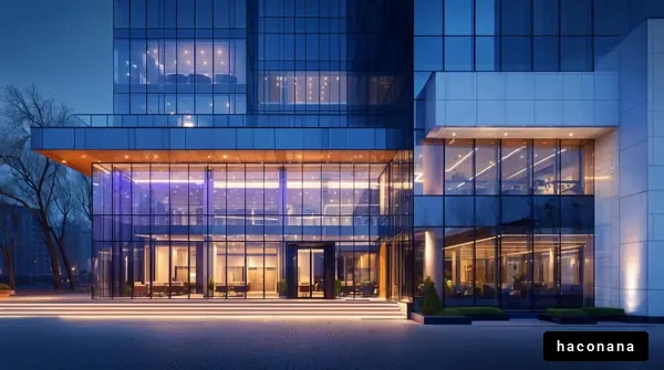 近代的なビルの外観