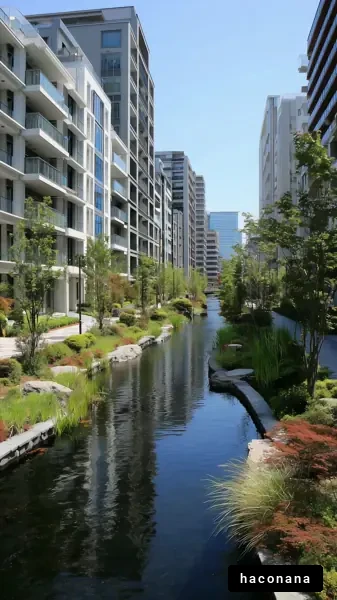 都市の緑と水辺