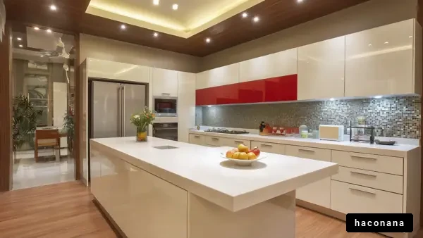 モダンなキッチンの風景