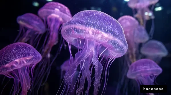 美しいクラゲの群れ