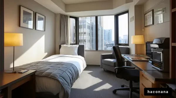 ホテルのシングルルーム
