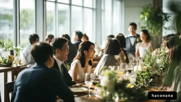 ウエディングパーティーの風景