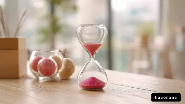 砂時計とインテリアの調和