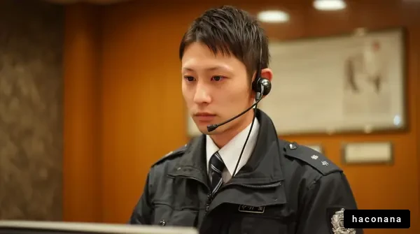 警備員の仕事風景