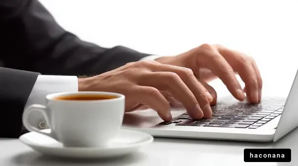 ビジネスシーンでの作業