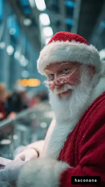 クリスマスのサンタクロース