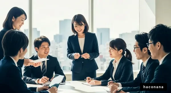 会議中のビジネスシーン