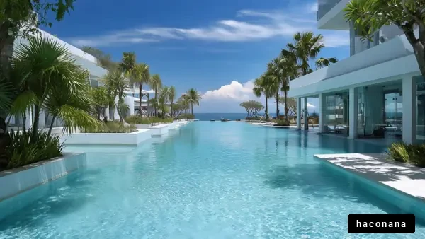 リゾートの美しい風景