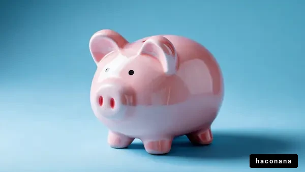 可愛いブタの貯金箱