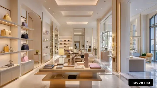 洗練されたセレクトショップの内装