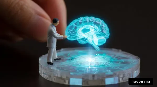 ハイテクな脳の模型