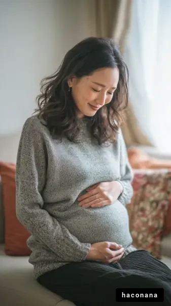 妊婦の幸せな瞬間