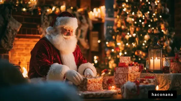 クリスマスのサンタクロース