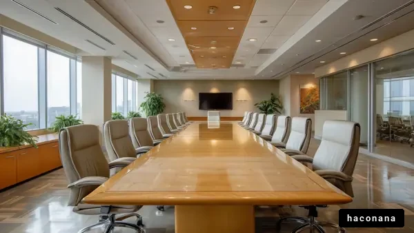 モダンな会議室の風景