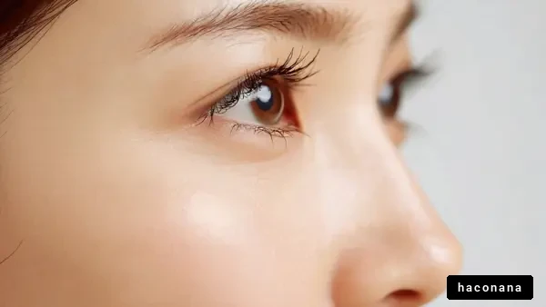 美しい目元のクローズアップ