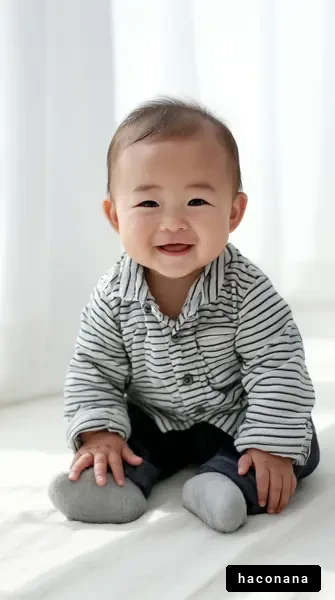 笑顔の赤ちゃん