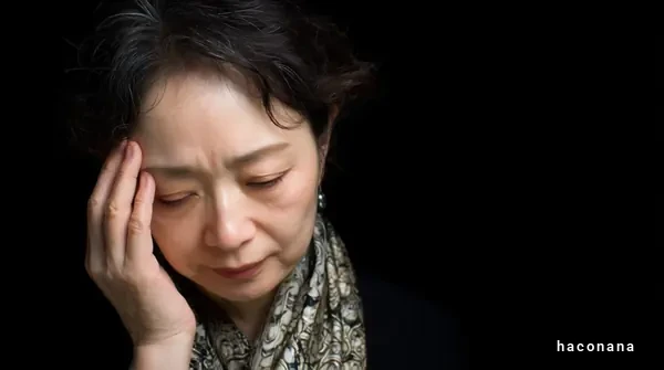 考え込む女性の表情