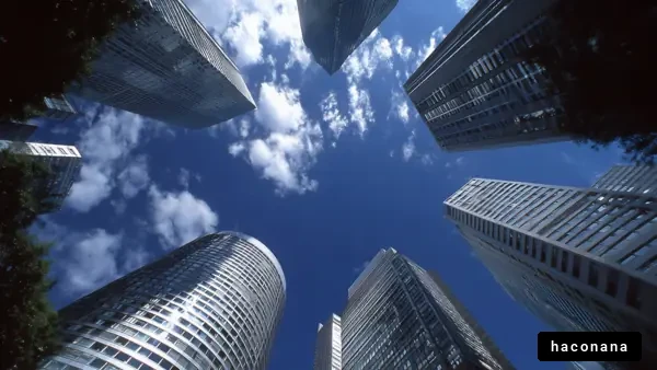 都市の高層ビル群