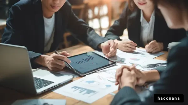 ビジネスミーティングの風景