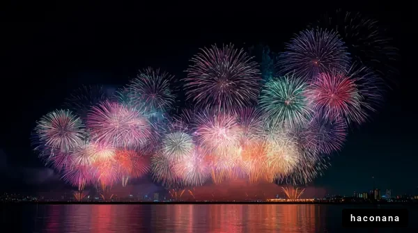 夜空を彩る花火の景