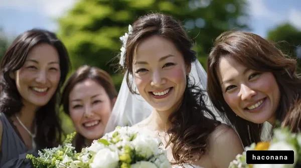 結婚式の幸せな瞬間